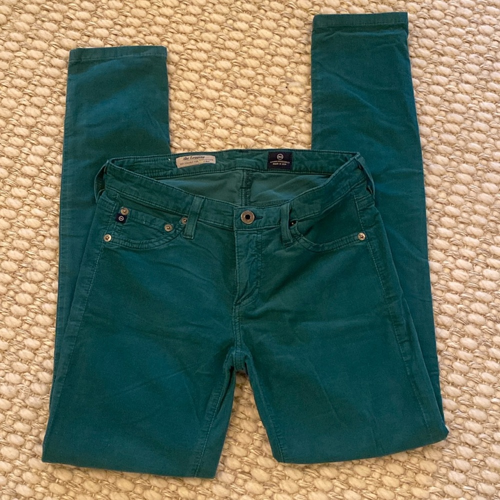 AG pin whale light corduroy skinny Jean size 27